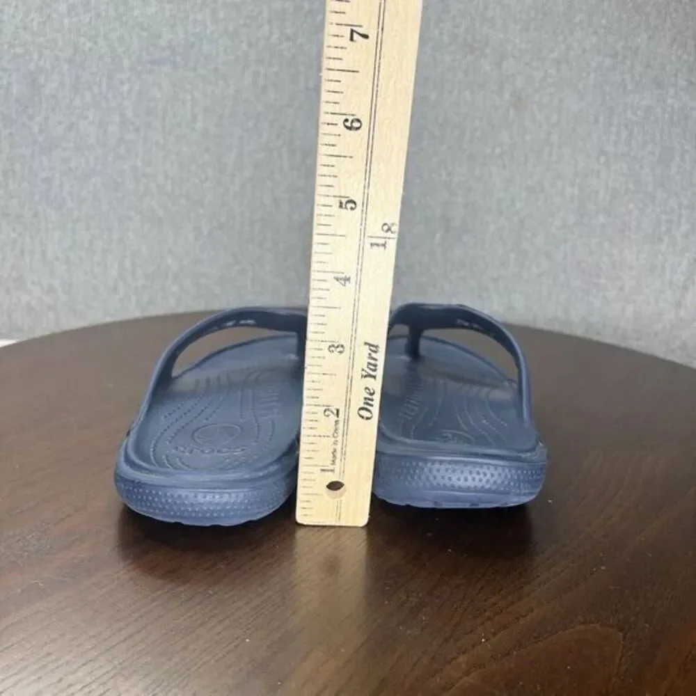 Crocs Baya Sandals Women's 7 Blue Comfort Thong Flip Flop Slip On‎ Water Shoe